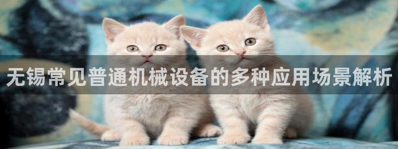 杏盛官网：无锡常见普通机械设备的多种应用场景解析
