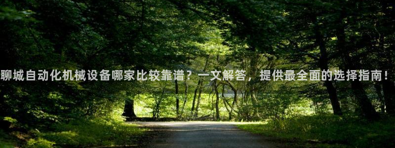 杏盛娱乐代理：聊城自动化机械设备哪家比较靠谱？一文解答，提供最全面的选择指南！