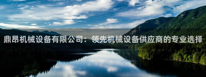 杏盛平台代理注册：鼎昂机械设备有限公司：领先机械设备供应商的专业选择