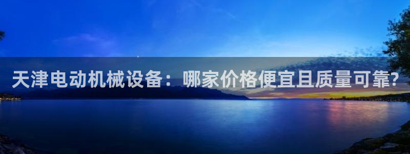 杏盛东24 35 53：天津电动机械设备：哪家价格便宜且质量可靠?