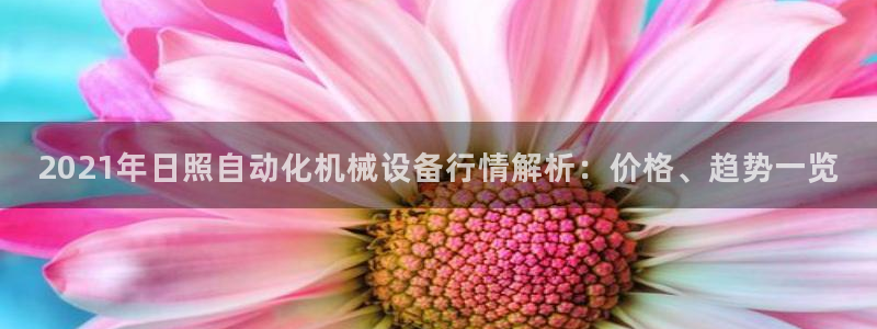 杏盛主管：2021年日照自动化机械设备行情解析：价格、趋势一览