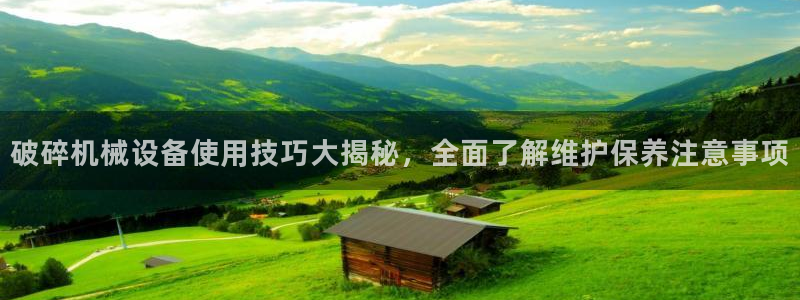 杏盛主管：破碎机械设备使用技巧大揭秘，全面了解维护保养注意事项