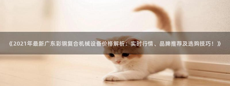 杏盛乐岳35994誓：《2021年最新广东彩钢复合机械设备价格解析：实时行情、品
