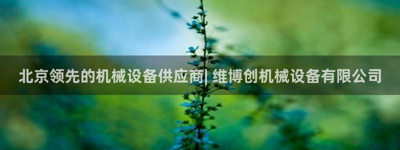 杏盛平台官网：北京领先的机械设备供应商| 维博创机械设备有限公司