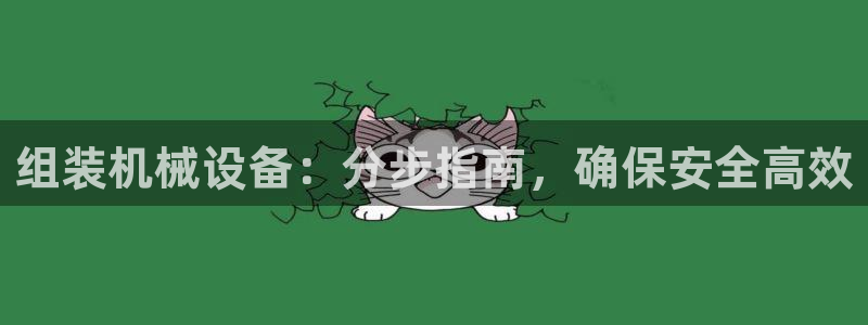 杏盛平台登陆地址：组装机械设备：分步指南，确保安全高效