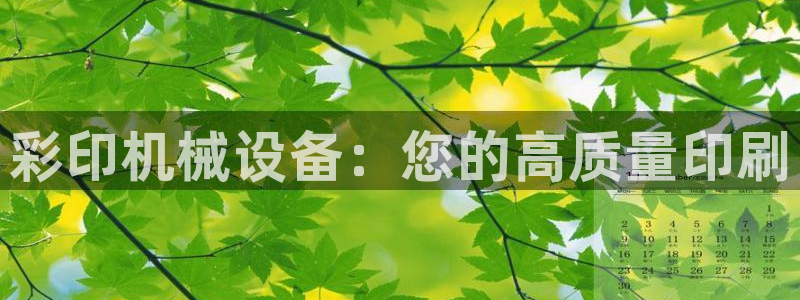 杏盛代理：彩印机械设备：您的高质量印刷