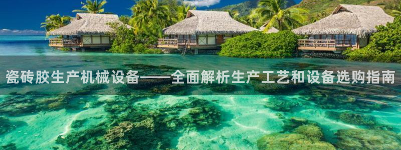 杏盛平台登陆：瓷砖胶生产机械设备——全面解析生产工艺和设备选购指南