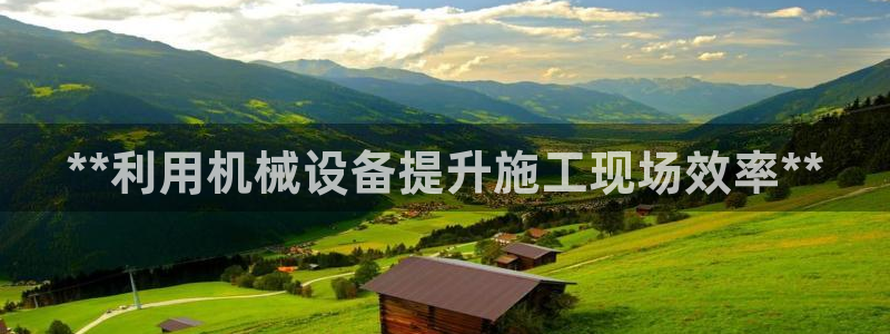 杏盛平台官网注册：**利用机械设备提升施工现场效率**