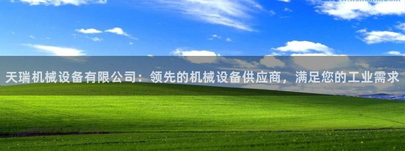杏盛平台登陆：天瑞机械设备有限公司：领先的机械设备供应商，满足您的工业需求