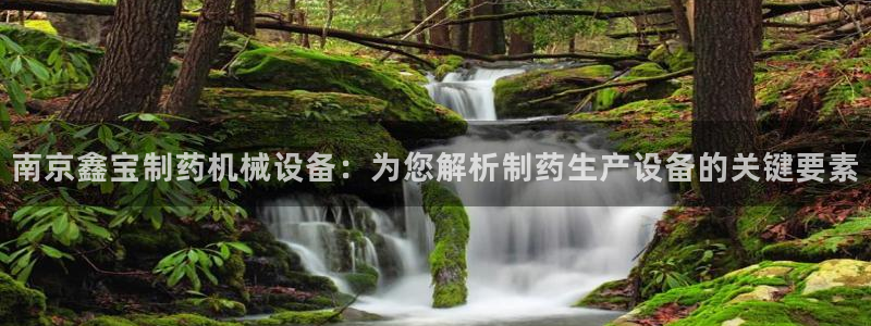 杏盛平台官网注册登录：南京鑫宝制药机械设备：为您解析制药生产设备的关键要素