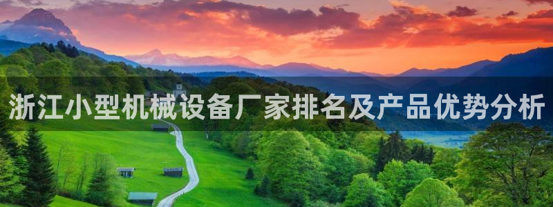 杏盛平台登录地址：浙江小型机械设备厂家排名及产品优势分析