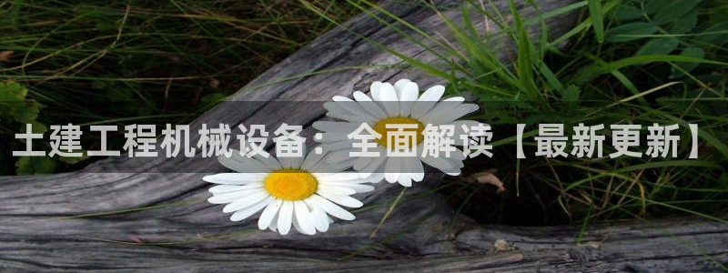 杏盛官网：土建工程机械设备：全面解读【最新更新】