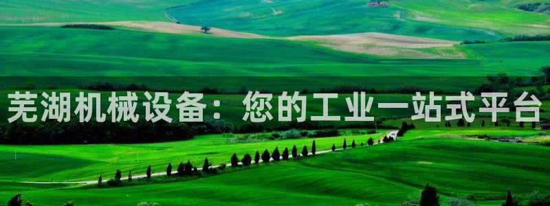 杏盛平台开户：芜湖机械设备：您的工业一站式平台