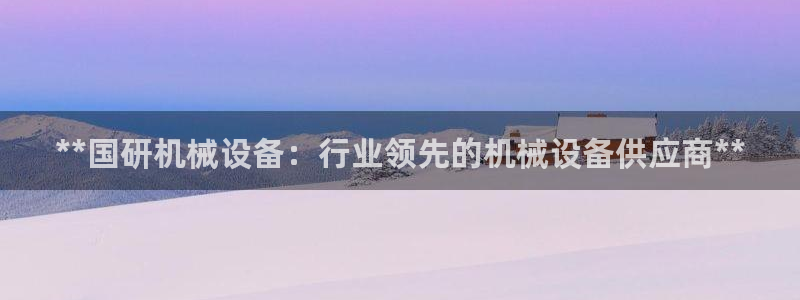 杏盛乐岳35994誓：**国研机械设备：