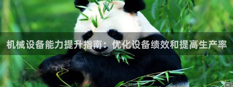 杏盛乐岳35994誓：机械设备能力提升指